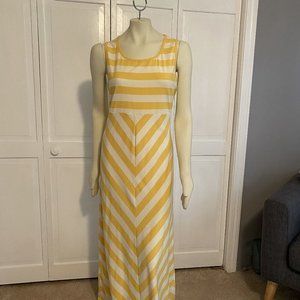 Sahalie - Yellow/White Maxi Dress